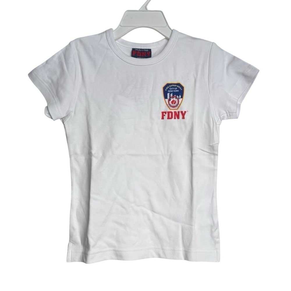 FDNY Fire Department of New York Officially Licensed Kids Logo T-Shirt Size XL